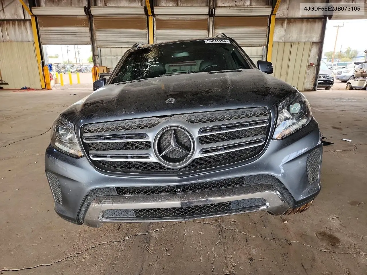2018 Mercedes-Benz Gls 450 4Matic VIN: 4JGDF6EE2JB073105 Lot: 58841196