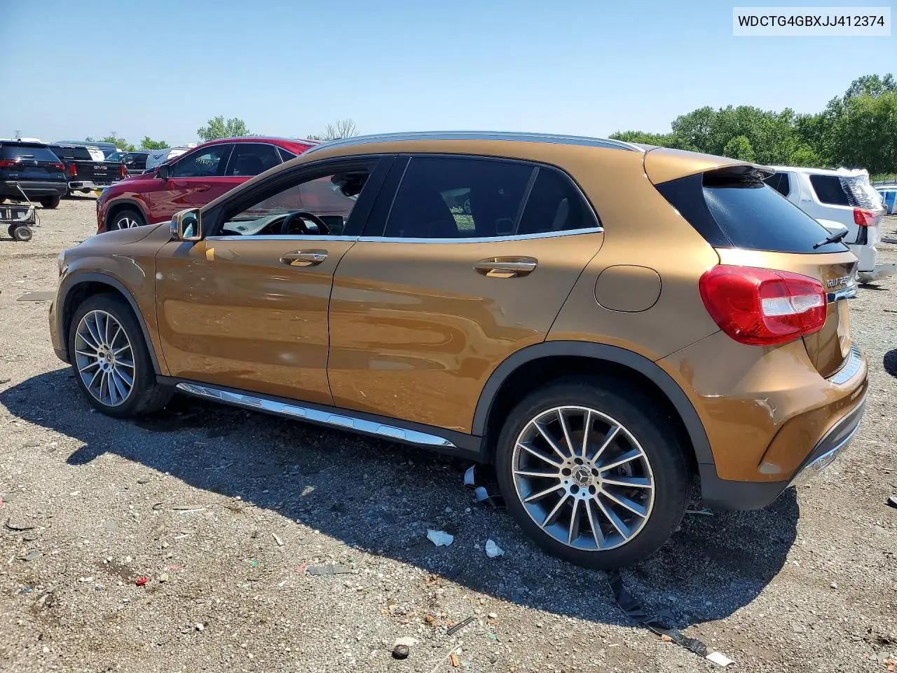 2018 Mercedes-Benz Gla 250 4Matic VIN: WDCTG4GBXJJ412374 Lot: 58890616