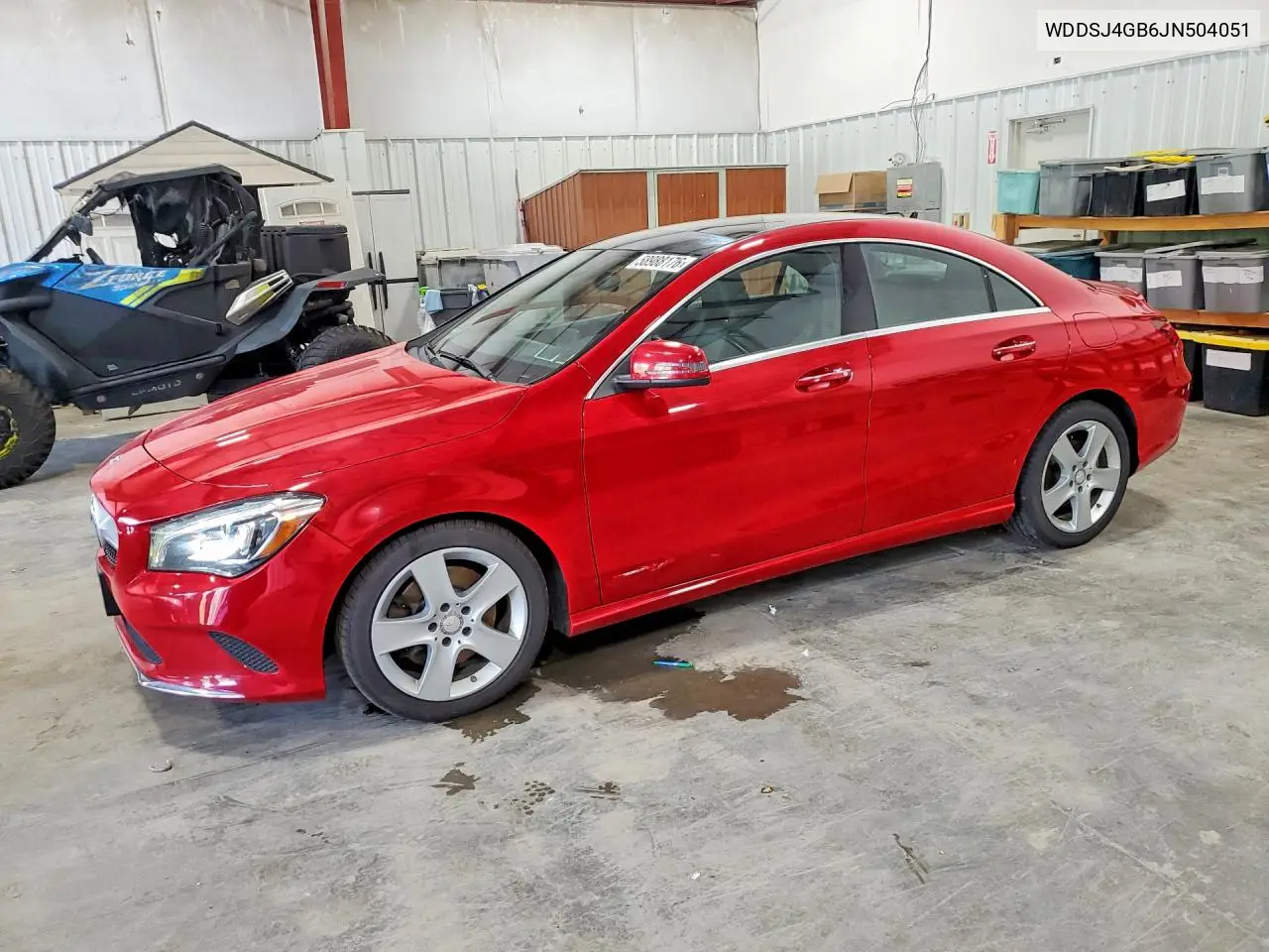 2018 Mercedes-Benz Cla 250 4Matic VIN: WDDSJ4GB6JN504051 Lot: 58988176