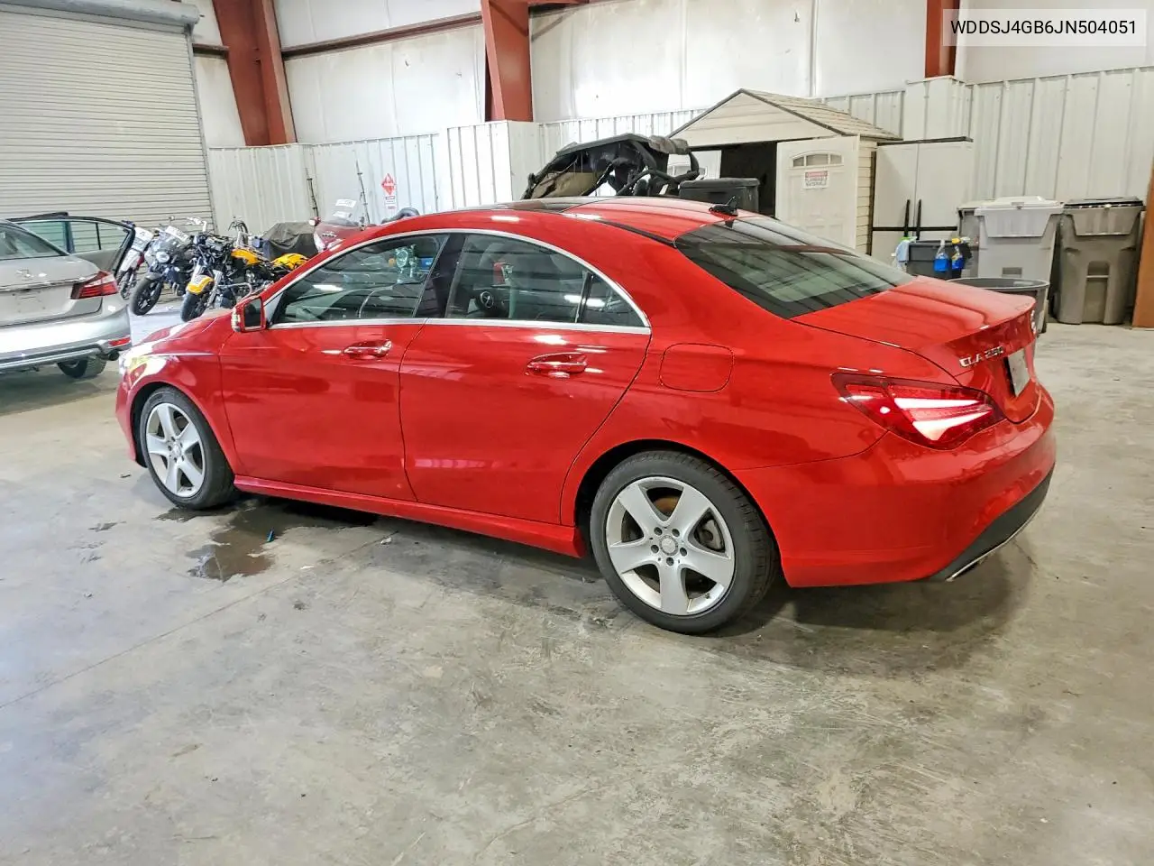 2018 Mercedes-Benz Cla 250 4Matic VIN: WDDSJ4GB6JN504051 Lot: 58988176