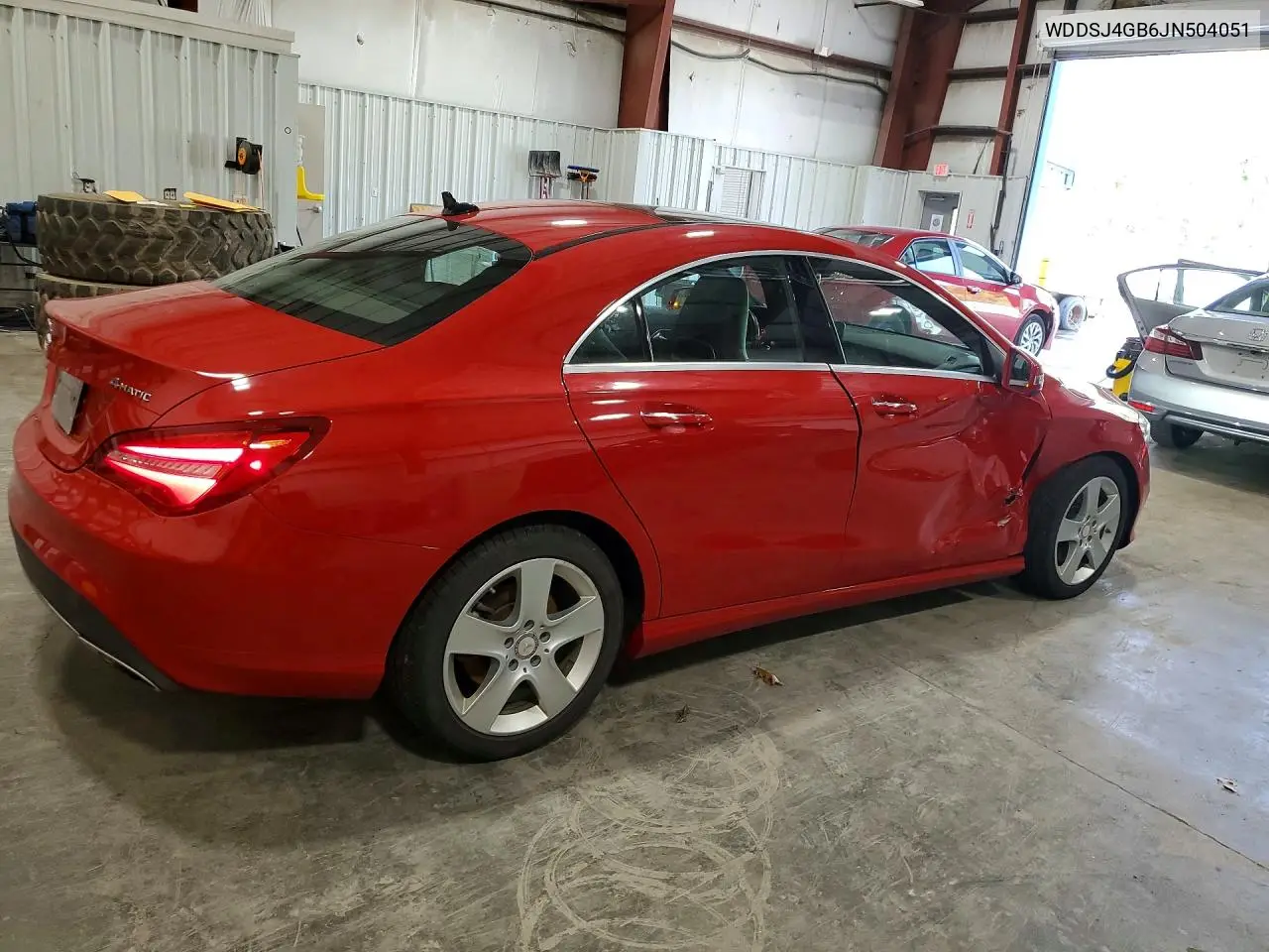 2018 Mercedes-Benz Cla 250 4Matic VIN: WDDSJ4GB6JN504051 Lot: 58988176