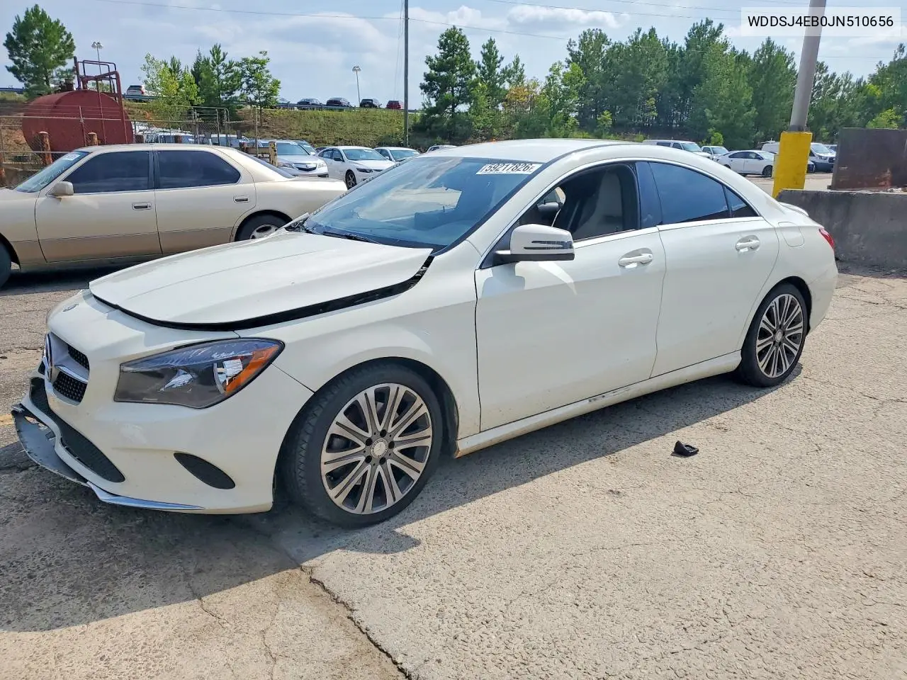 2018 Mercedes-Benz Cla 250 VIN: WDDSJ4EB0JN510656 Lot: 59217826
