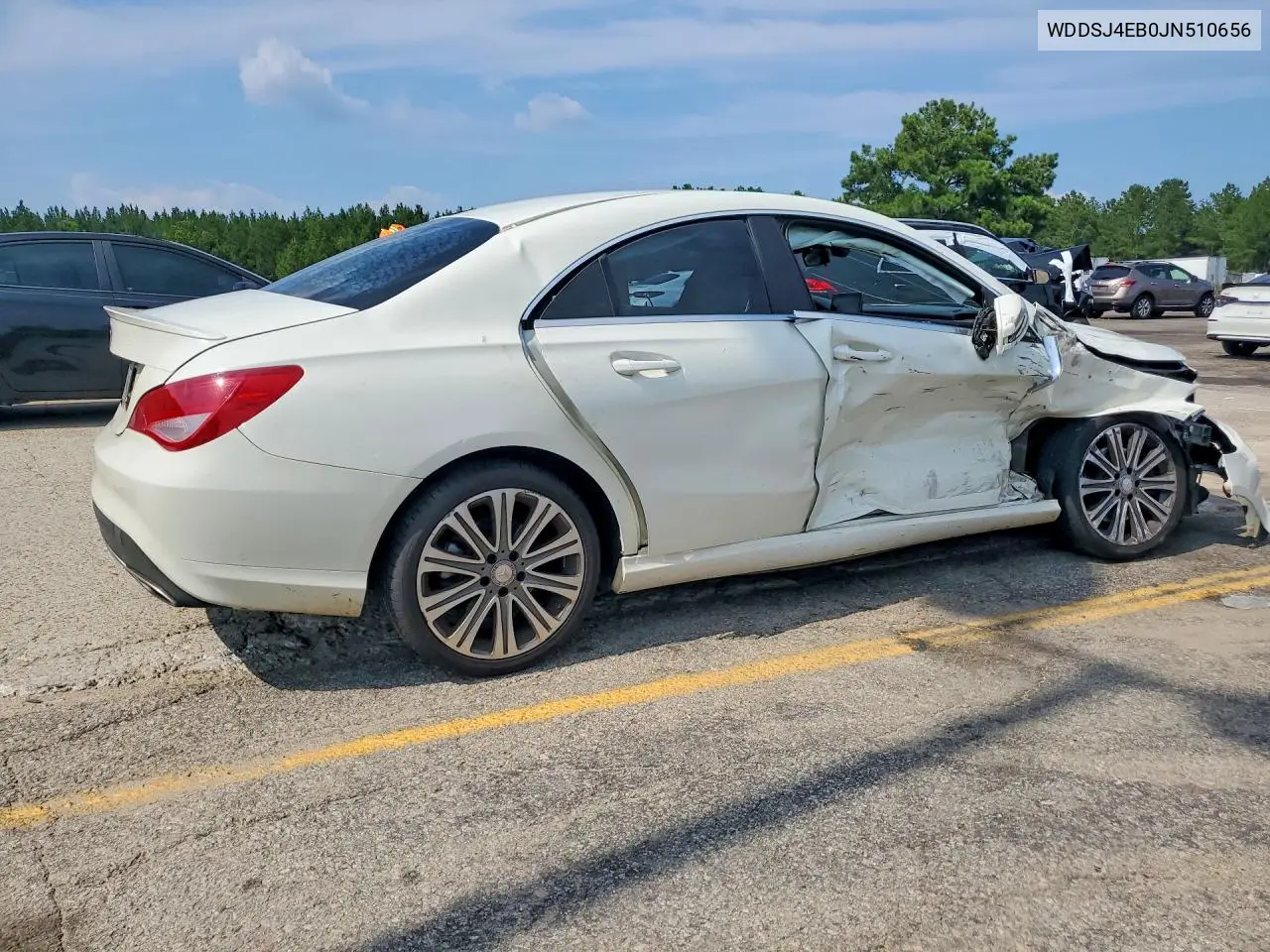 2018 Mercedes-Benz Cla 250 VIN: WDDSJ4EB0JN510656 Lot: 59217826