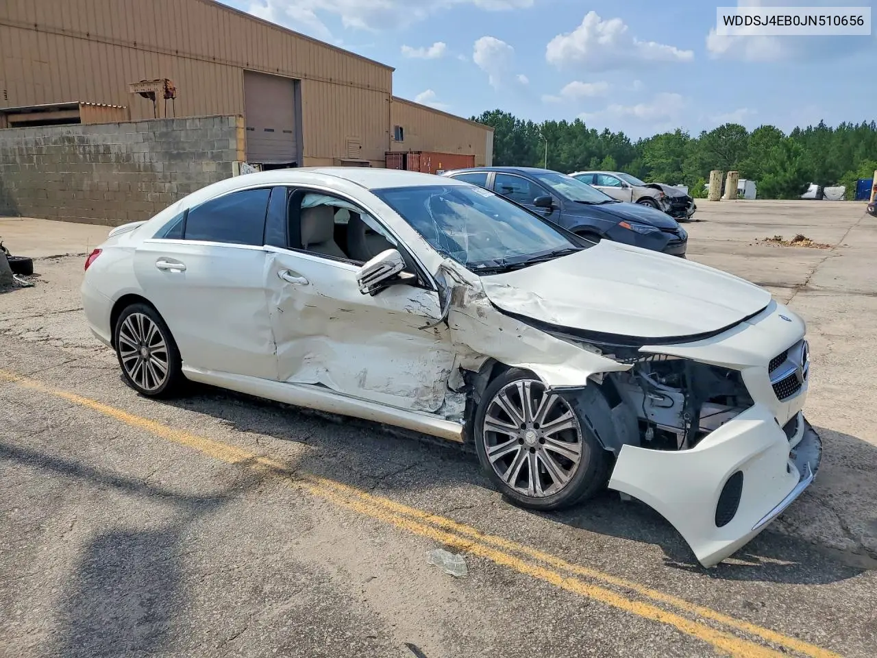 2018 Mercedes-Benz Cla 250 VIN: WDDSJ4EB0JN510656 Lot: 59217826