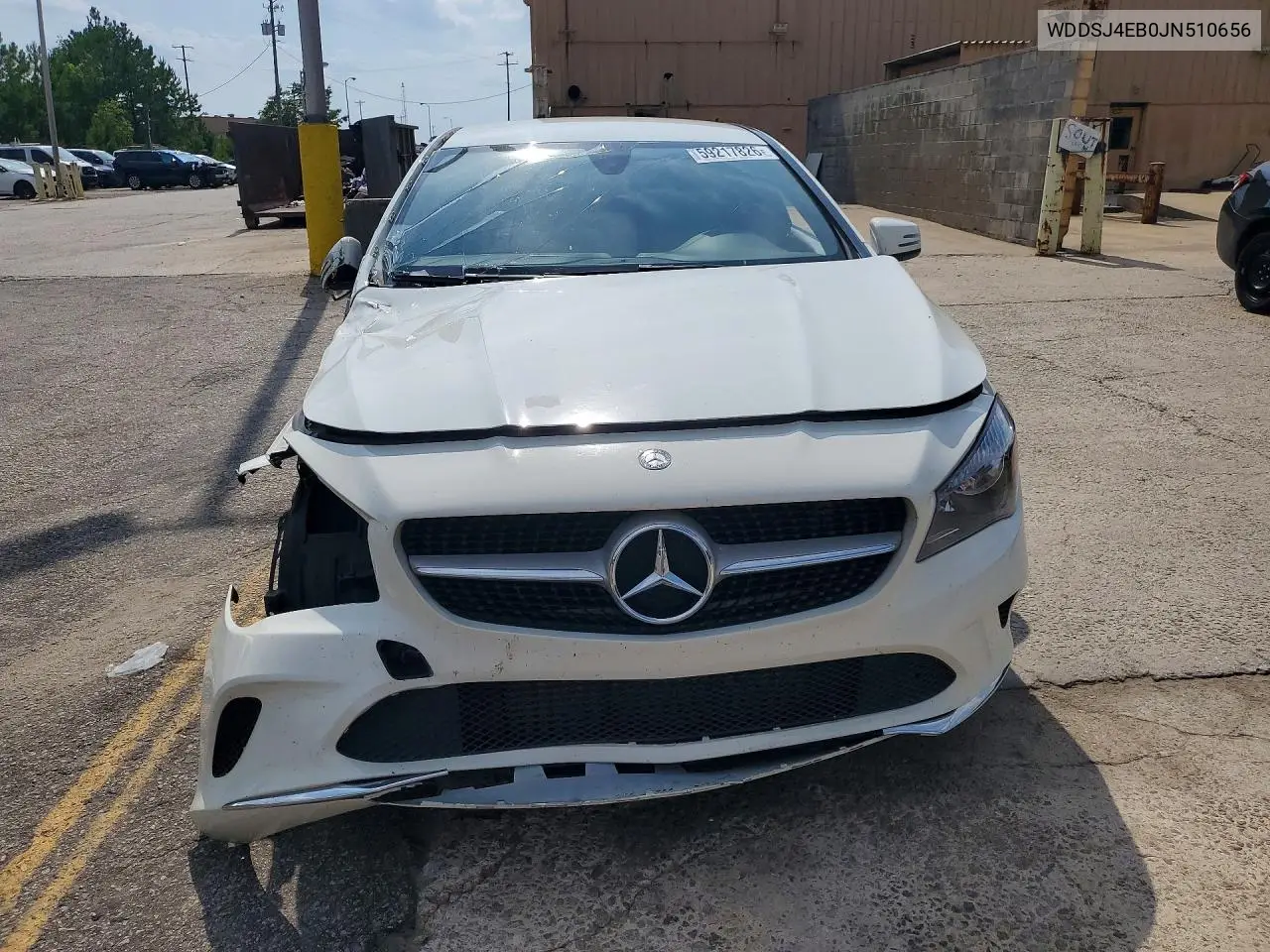 2018 Mercedes-Benz Cla 250 VIN: WDDSJ4EB0JN510656 Lot: 59217826
