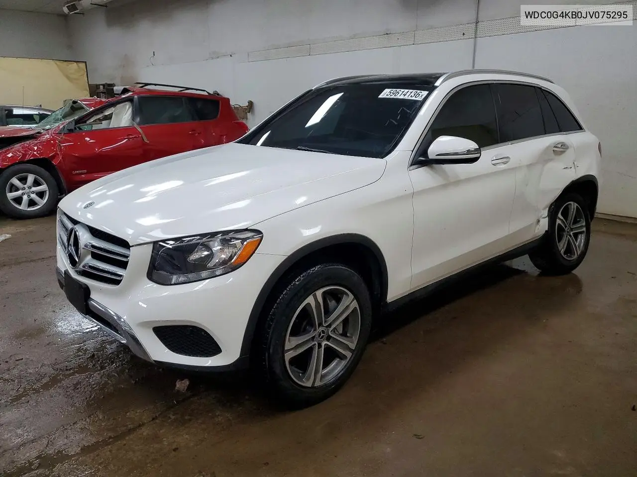 2018 Mercedes-Benz Glc 300 4Matic VIN: WDC0G4KB0JV075295 Lot: 59614136