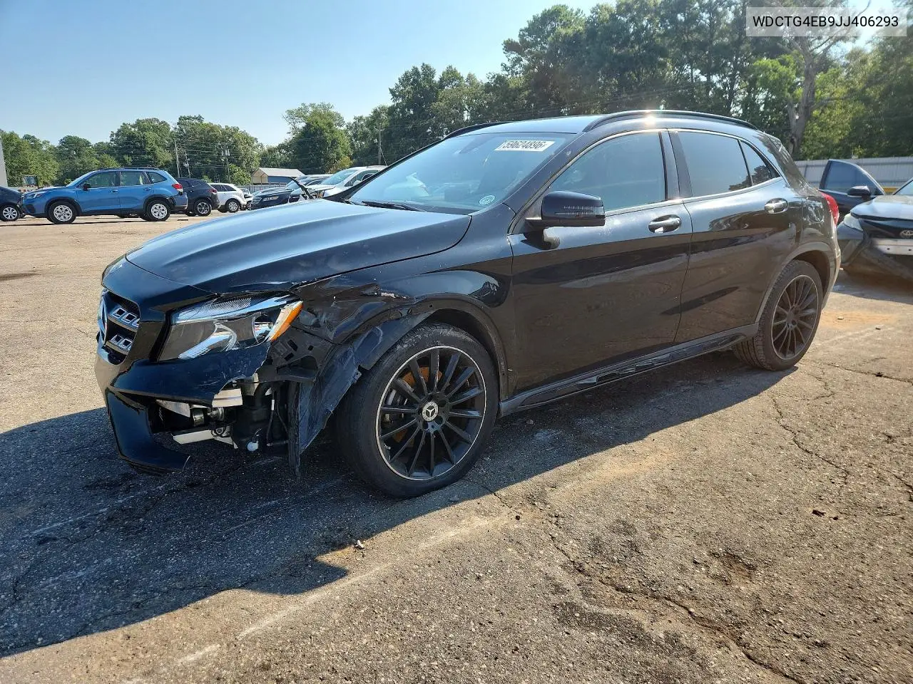 2018 Mercedes-Benz Gla 250 VIN: WDCTG4EB9JJ406293 Lot: 59624896