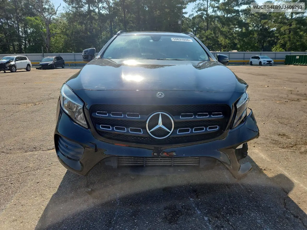 2018 Mercedes-Benz Gla 250 VIN: WDCTG4EB9JJ406293 Lot: 59624896