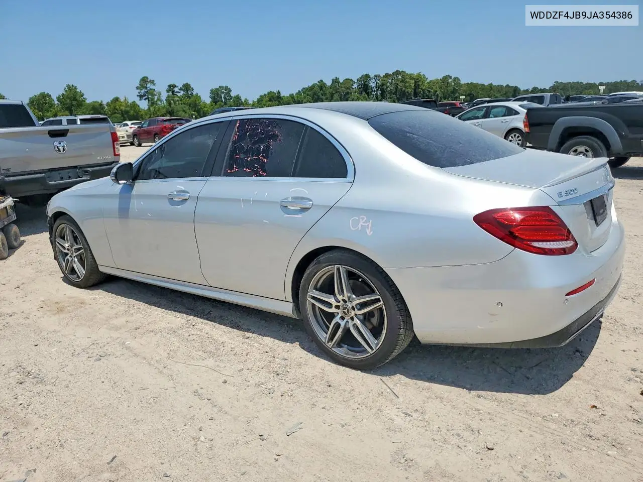 2018 Mercedes-Benz E 300 VIN: WDDZF4JB9JA354386 Lot: 59802706