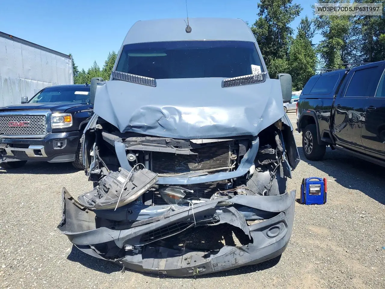 2018 Mercedes-Benz Sprinter 2500 VIN: WD3PE7CD5JP631997 Lot: 59893456