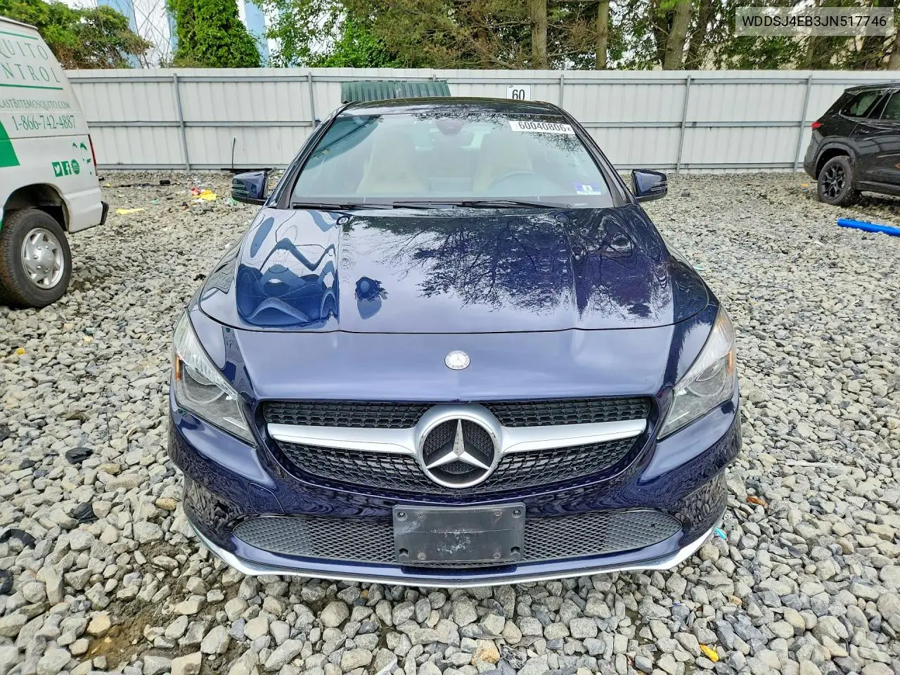 2018 Mercedes-Benz Cla 250 VIN: WDDSJ4EB3JN517746 Lot: 60040806