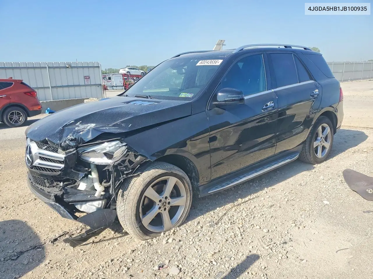 2018 Mercedes-Benz Gle 350 4Matic VIN: 4JGDA5HB1JB100935 Lot: 60043656