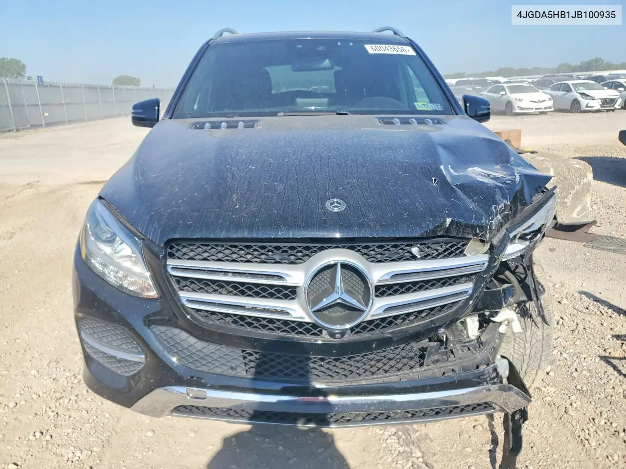 2018 Mercedes-Benz Gle 350 4Matic VIN: 4JGDA5HB1JB100935 Lot: 60043656