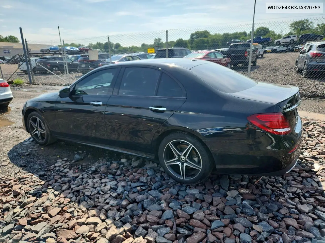 2018 Mercedes-Benz E 300 4Matic VIN: WDDZF4KBXJA320763 Lot: 60382006