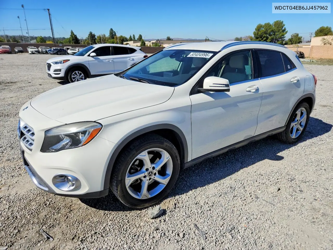 2018 Mercedes-Benz Gla 250 VIN: WDCTG4EB6JJ457962 Lot: 60404996