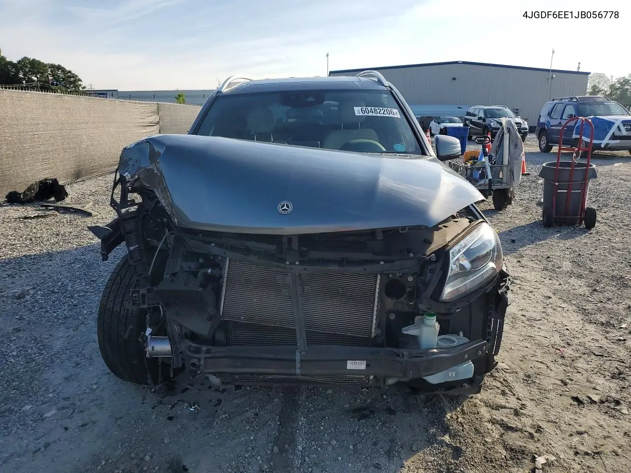 2018 Mercedes-Benz Gls 450 4Matic VIN: 4JGDF6EE1JB056778 Lot: 60482206