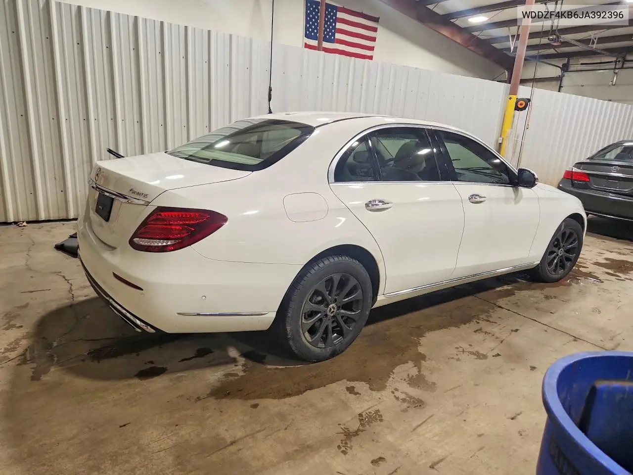 2018 Mercedes-Benz E 300 4Matic VIN: WDDZF4KB6JA392396 Lot: 60497186