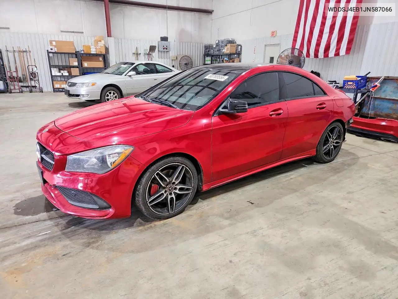 2018 Mercedes-Benz Cla 250 VIN: WDDSJ4EB1JN587066 Lot: 60769556
