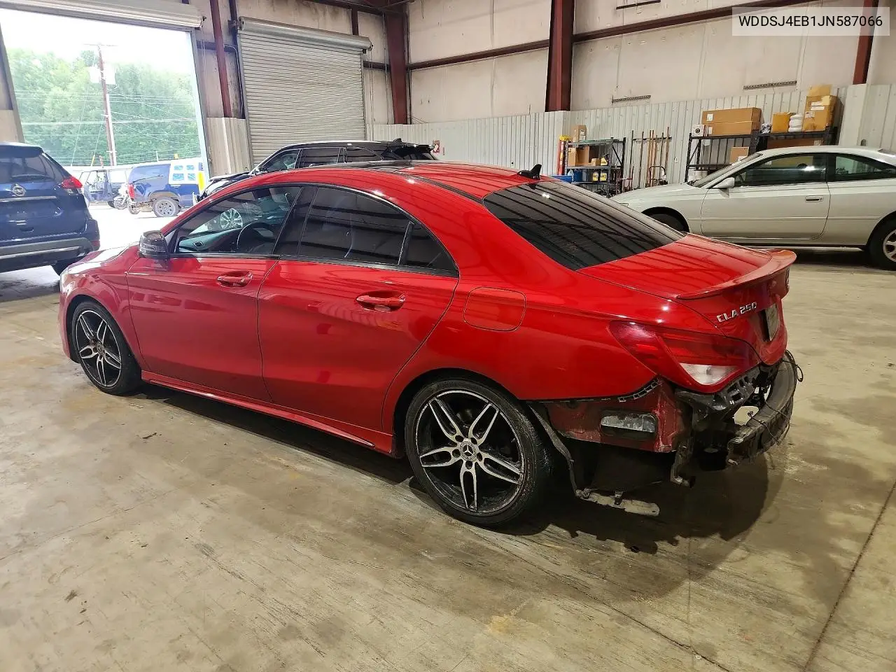 2018 Mercedes-Benz Cla 250 VIN: WDDSJ4EB1JN587066 Lot: 60769556