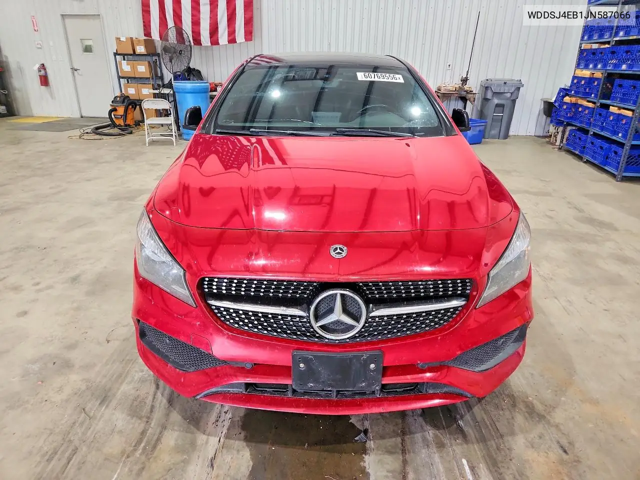 2018 Mercedes-Benz Cla 250 VIN: WDDSJ4EB1JN587066 Lot: 60769556