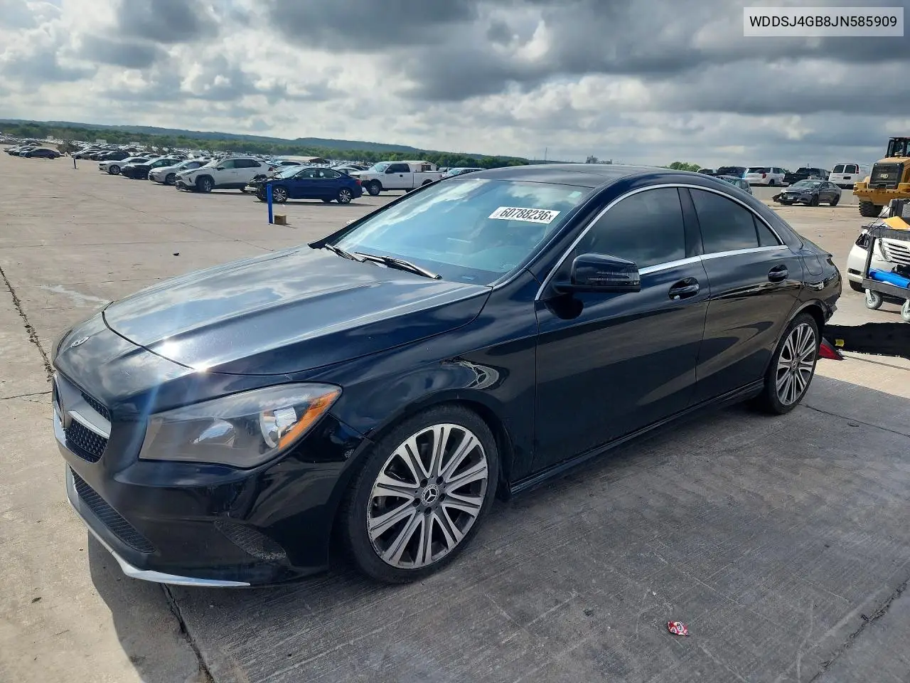 2018 Mercedes-Benz Cla 250 4Matic VIN: WDDSJ4GB8JN585909 Lot: 60788236