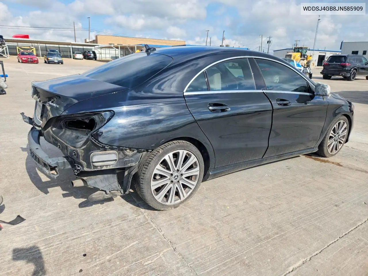 2018 Mercedes-Benz Cla 250 4Matic VIN: WDDSJ4GB8JN585909 Lot: 60788236