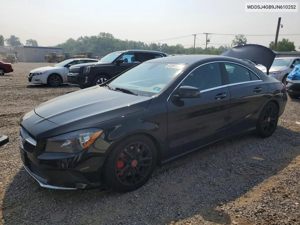 2018 Mercedes-Benz Cla 250 4Matic VIN: WDDSJ4GB9JN610252 Lot: 61341706