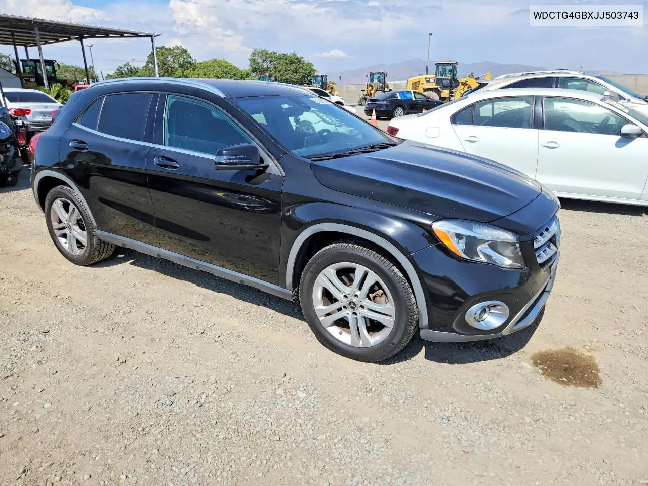 2018 Mercedes-Benz Gla 250 4Matic VIN: WDCTG4GBXJJ503743 Lot: 61620646