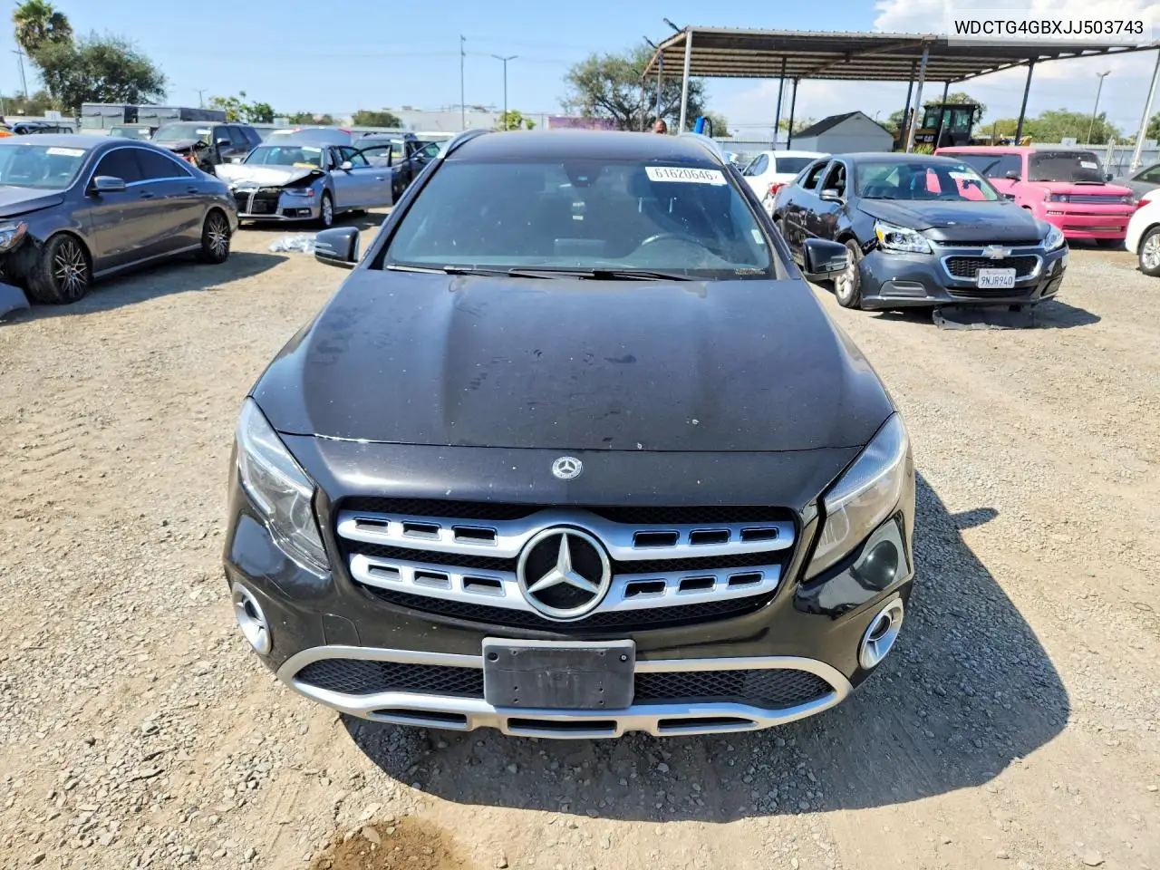 2018 Mercedes-Benz Gla 250 4Matic VIN: WDCTG4GBXJJ503743 Lot: 61620646