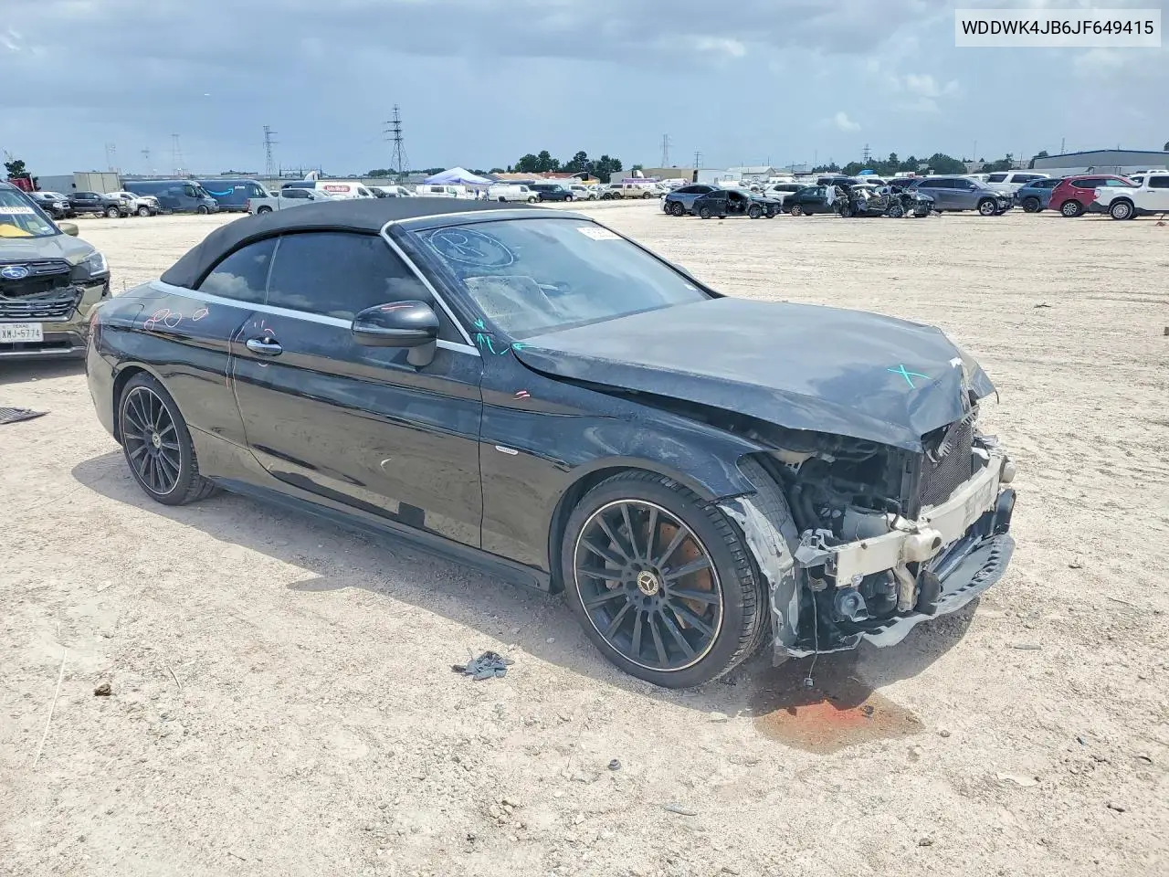 2018 Mercedes-Benz C 300 VIN: WDDWK4JB6JF649415 Lot: 61690526