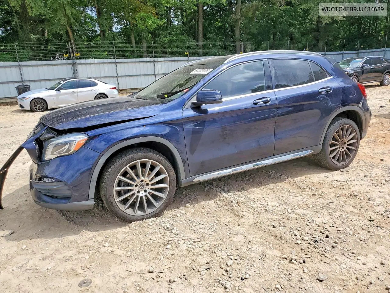 2018 Mercedes-Benz Gla 250 VIN: WDCTG4EB9JJ434689 Lot: 61782096