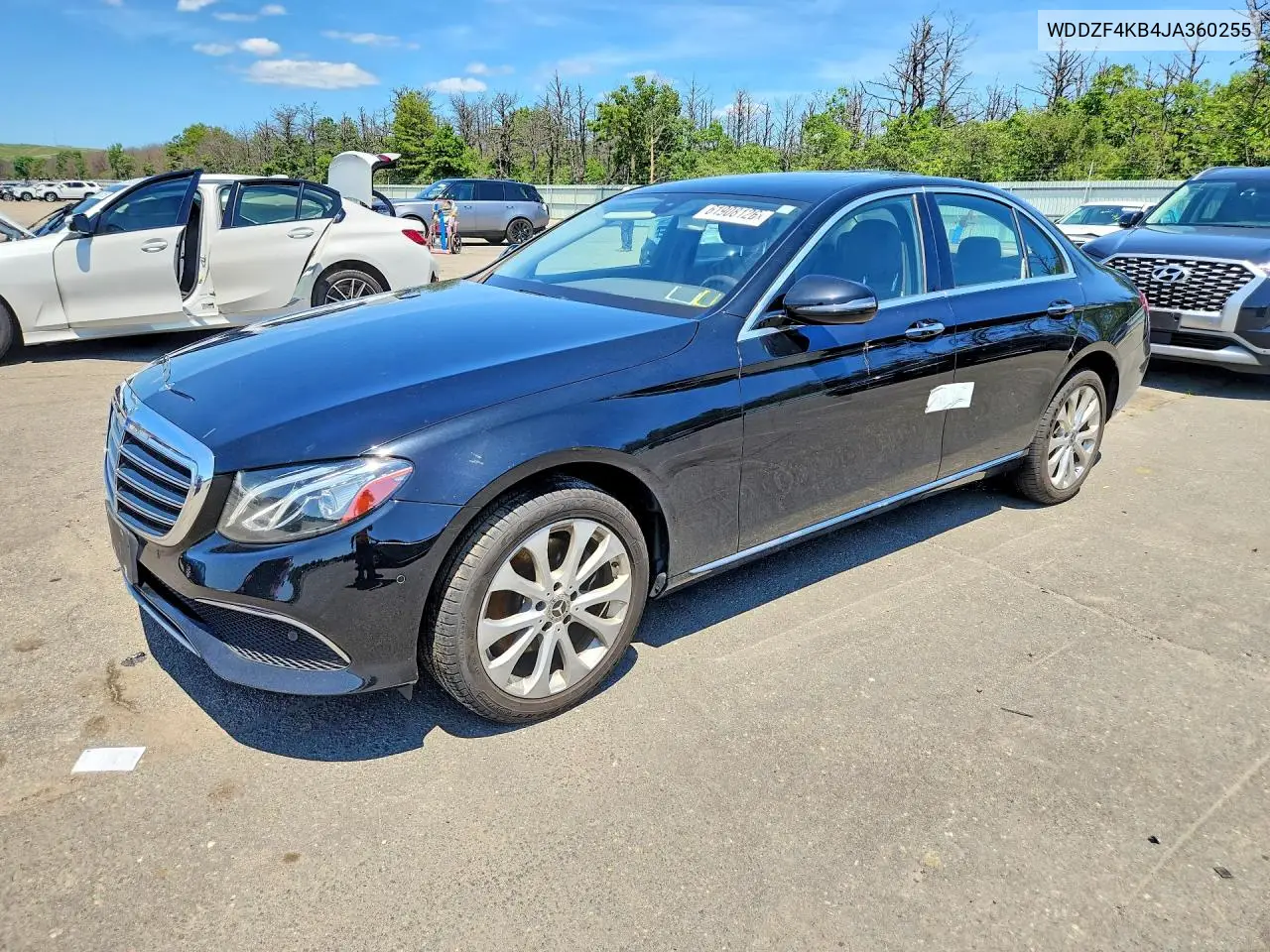 2018 Mercedes-Benz E 300 4Matic VIN: WDDZF4KB4JA360255 Lot: 61908126