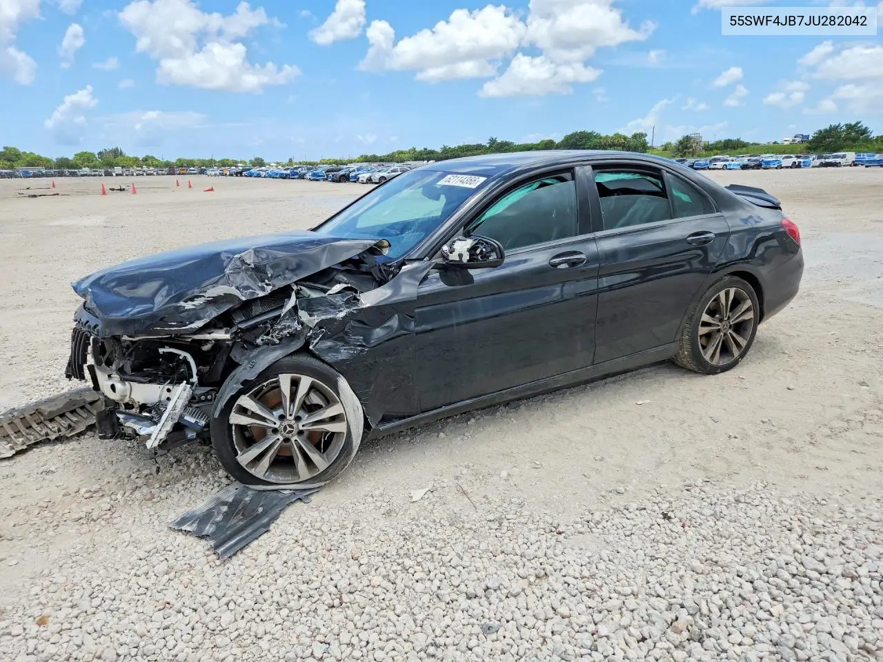 2018 Mercedes-Benz C 300 VIN: 55SWF4JB7JU282042 Lot: 62114366