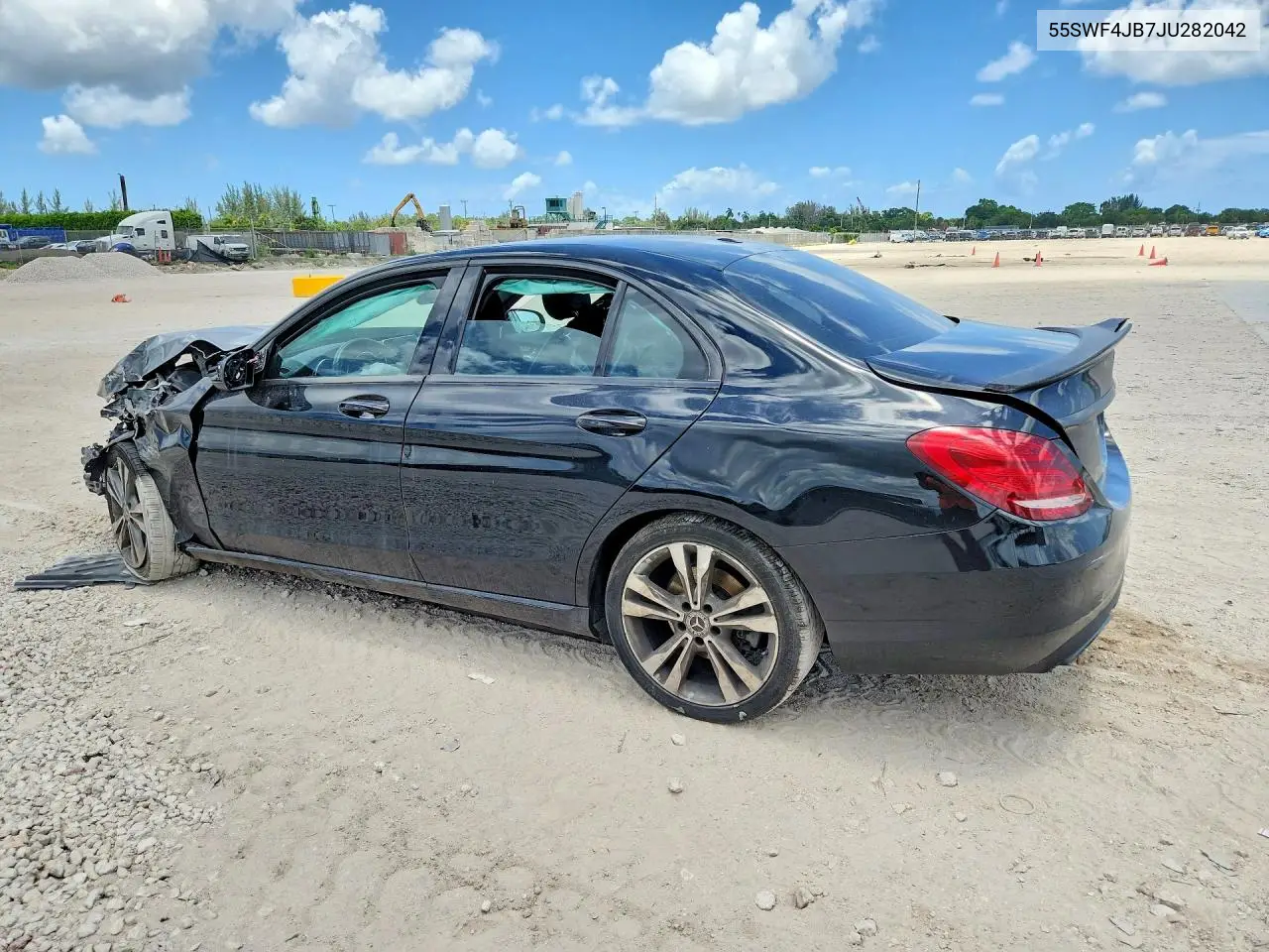 2018 Mercedes-Benz C 300 VIN: 55SWF4JB7JU282042 Lot: 62114366
