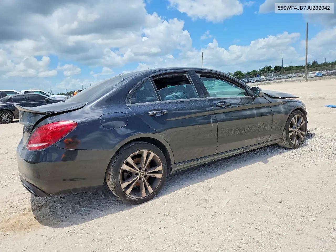 2018 Mercedes-Benz C 300 VIN: 55SWF4JB7JU282042 Lot: 62114366