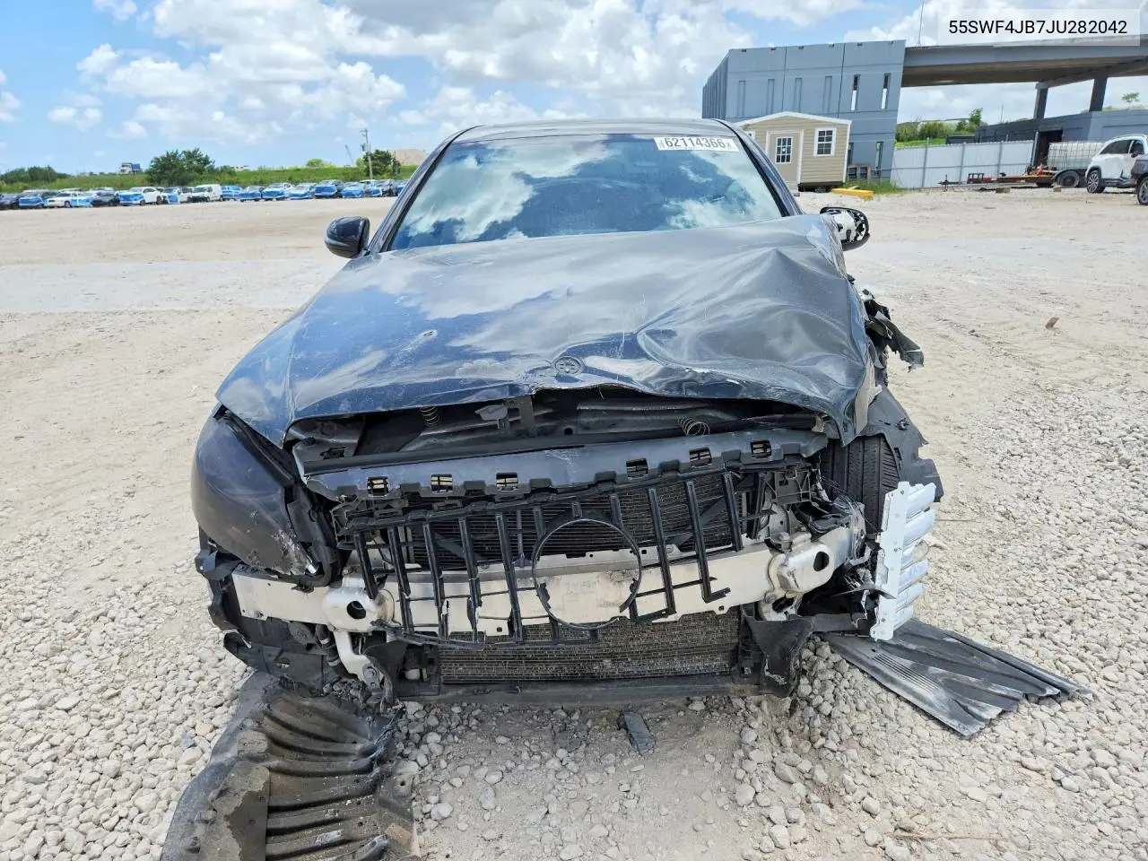 2018 Mercedes-Benz C 300 VIN: 55SWF4JB7JU282042 Lot: 62114366