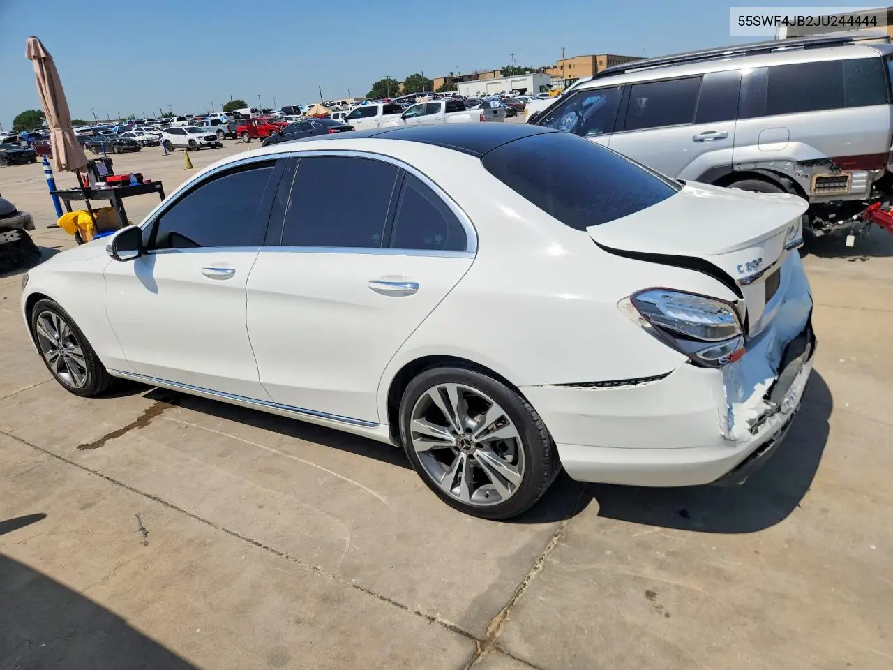 2018 Mercedes-Benz C 240 4Matic VIN: 55SWF4JB2JU244444 Lot: 62140876