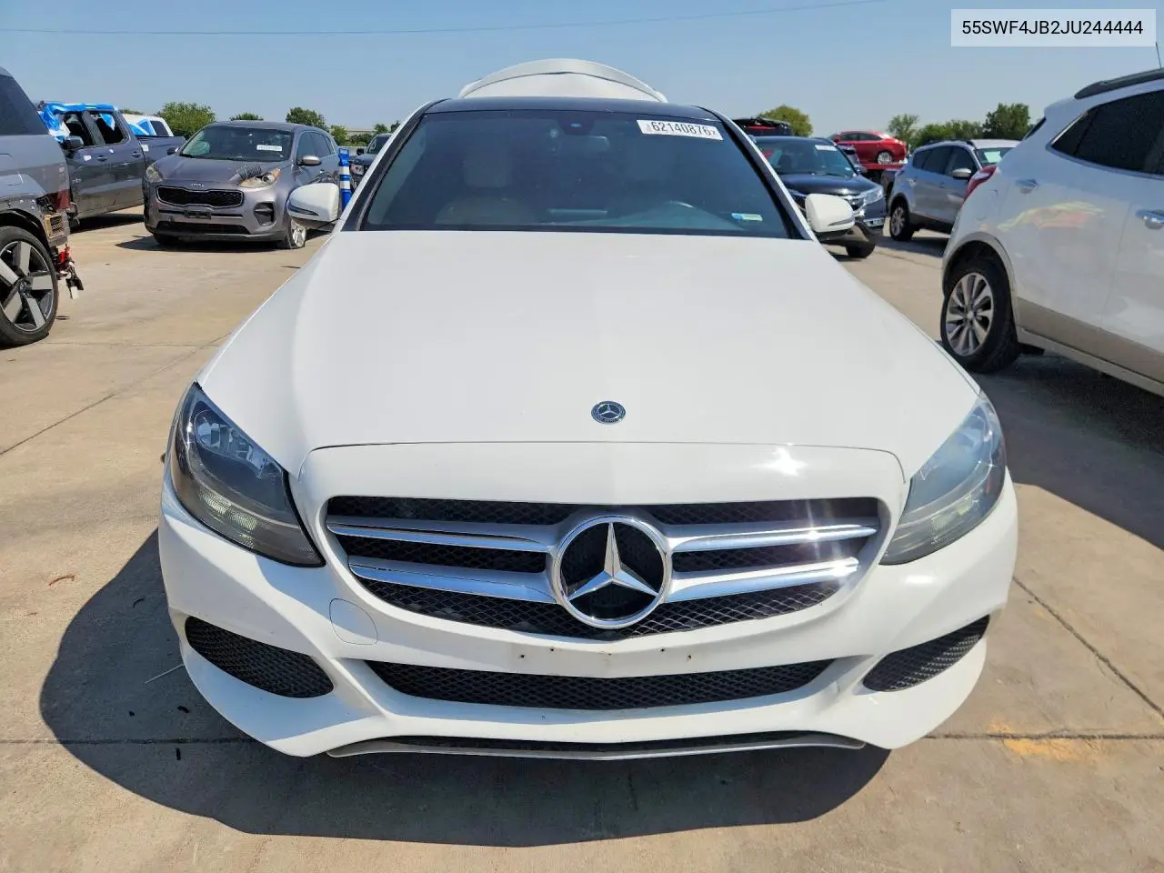 2018 Mercedes-Benz C 240 4Matic VIN: 55SWF4JB2JU244444 Lot: 62140876