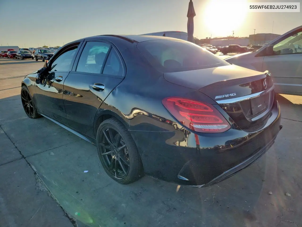 55SWF6EB2JU274923 2018 Mercedes-Benz C 43 4Matic Amg