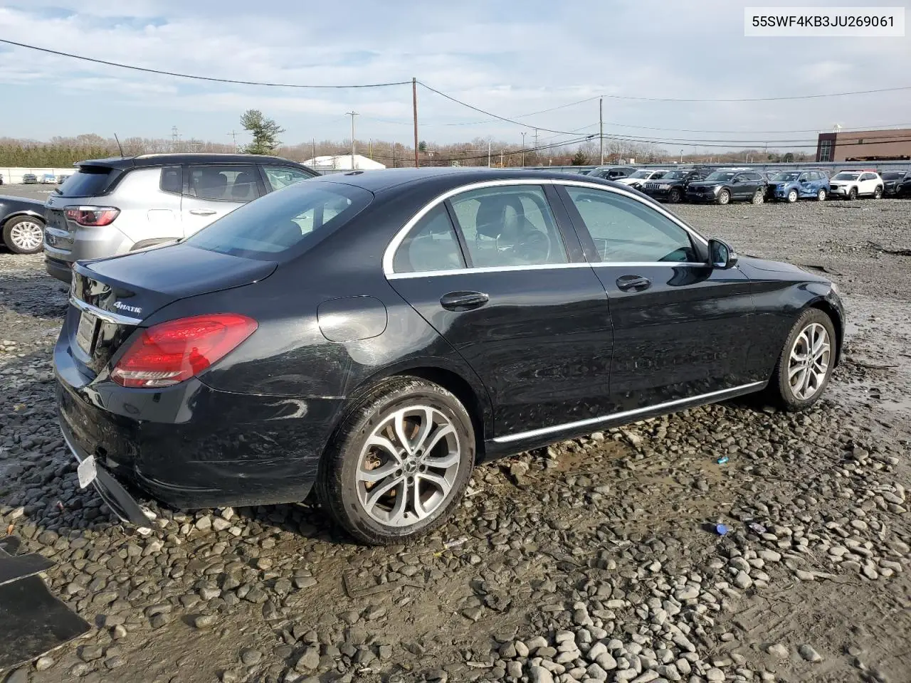 55SWF4KB3JU269061 2018 Mercedes-Benz C 300 4Matic