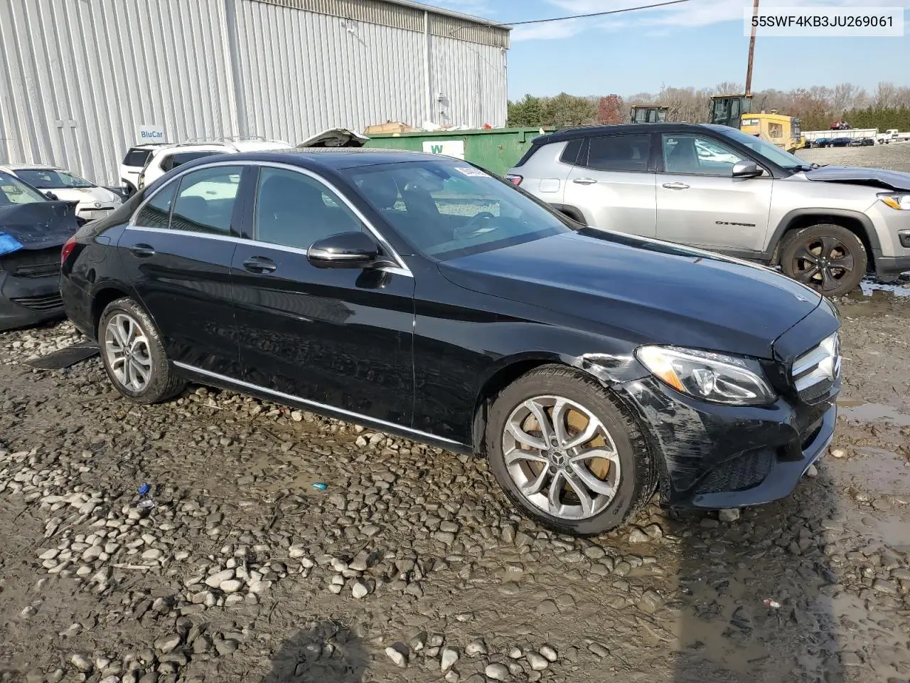 55SWF4KB3JU269061 2018 Mercedes-Benz C 300 4Matic