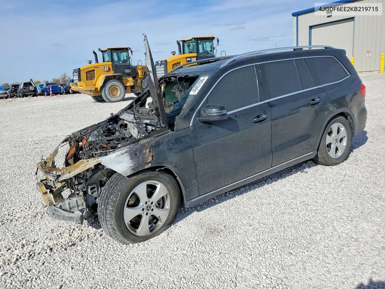 2019 Mercedes-Benz Gls 450 4Matic VIN: 4JGDF6EE2KB219715 Lot: 49457896