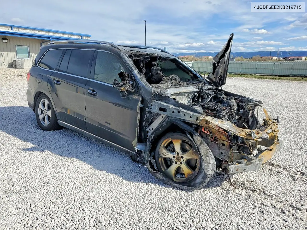 2019 Mercedes-Benz Gls 450 4Matic VIN: 4JGDF6EE2KB219715 Lot: 49457896