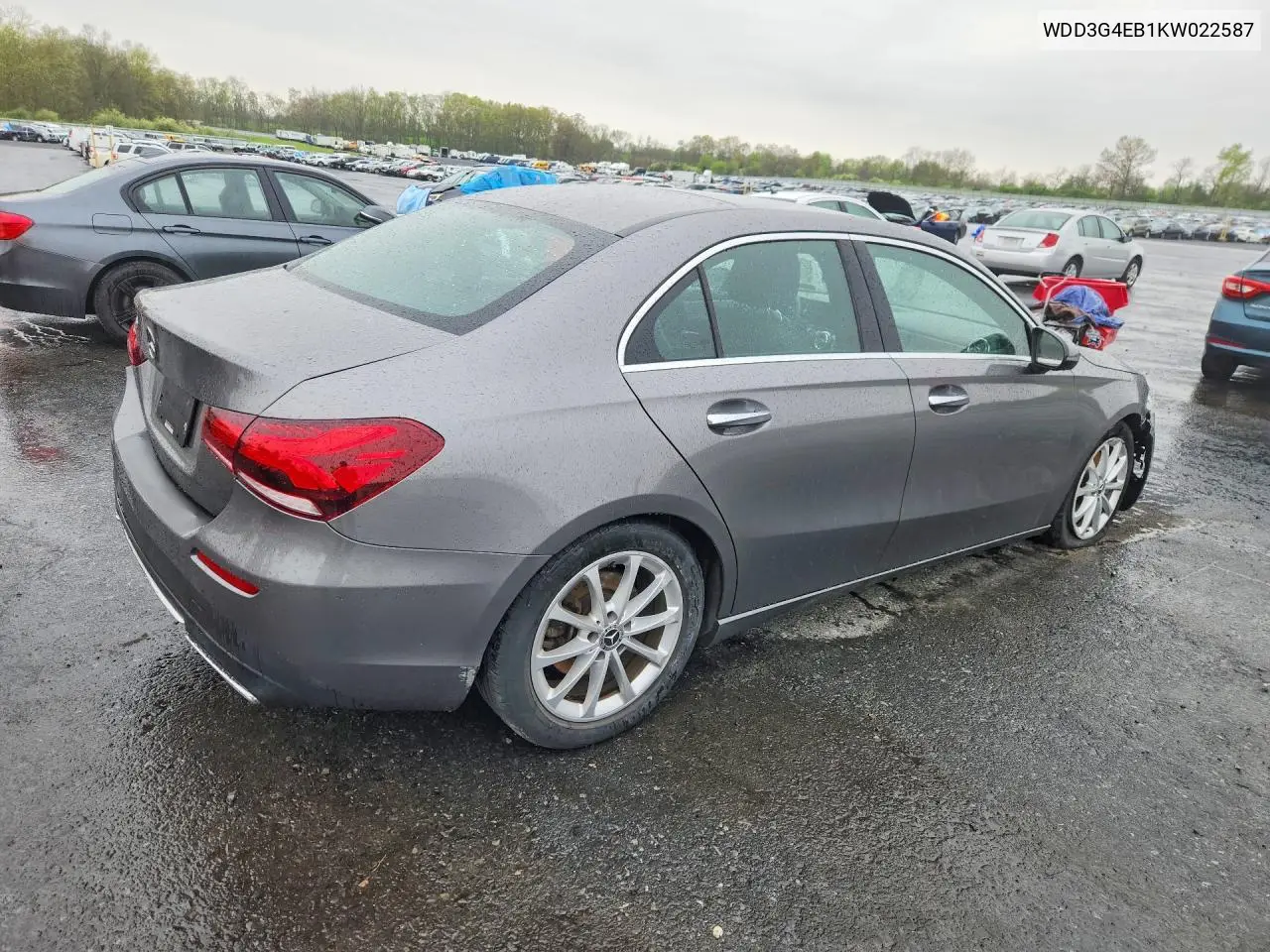 2019 Mercedes-Benz A 220 VIN: WDD3G4EB1KW022587 Lot: 51818006