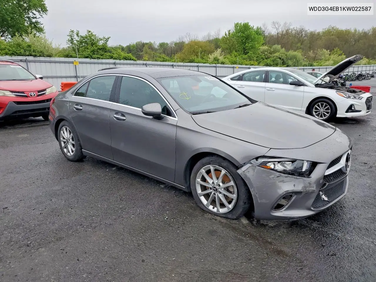 2019 Mercedes-Benz A 220 VIN: WDD3G4EB1KW022587 Lot: 51818006