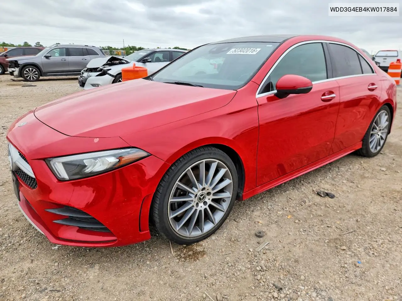 2019 Mercedes-Benz A 220 VIN: WDD3G4EB4KW017884 Lot: 52302016