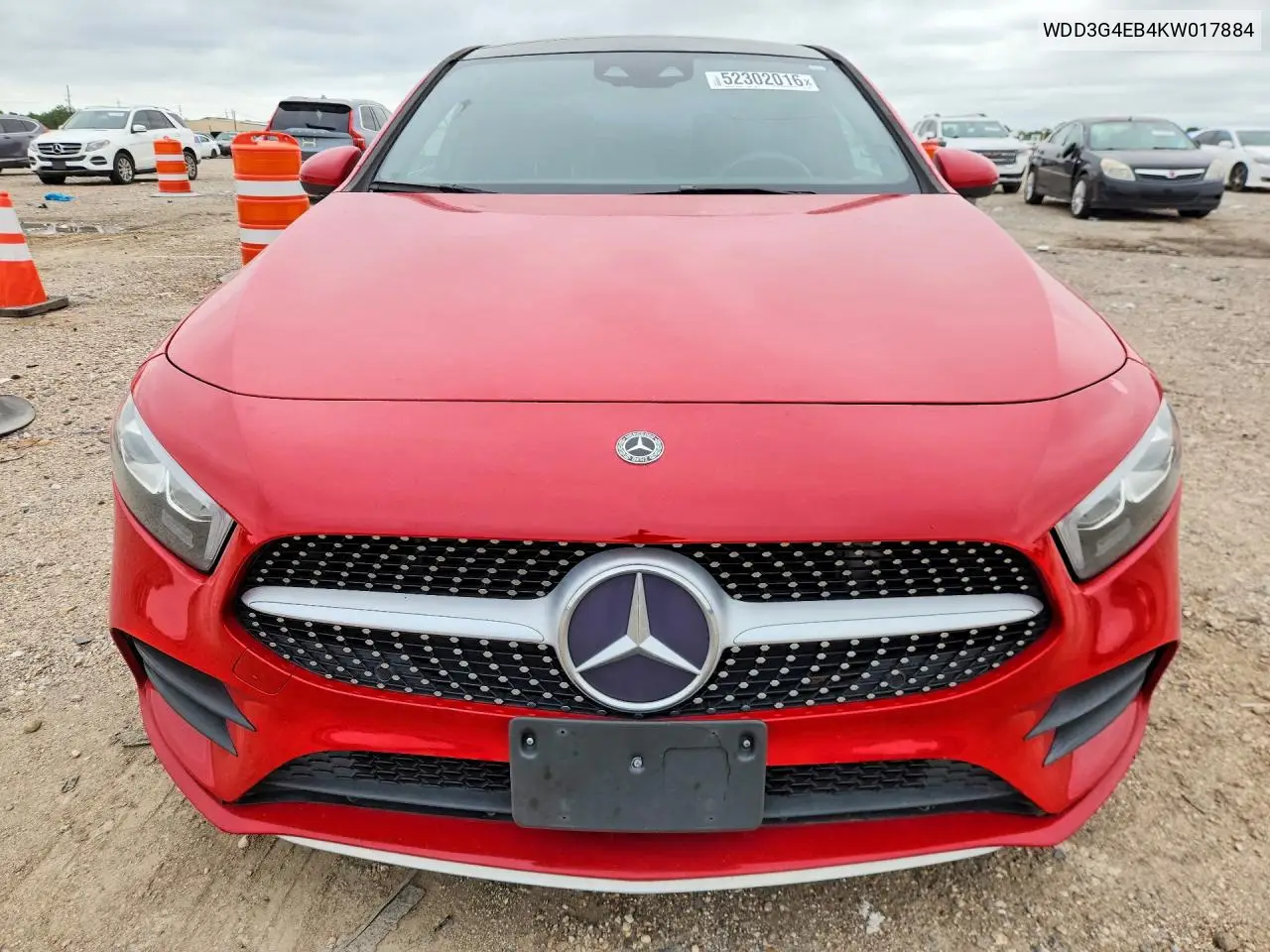 2019 Mercedes-Benz A 220 VIN: WDD3G4EB4KW017884 Lot: 52302016