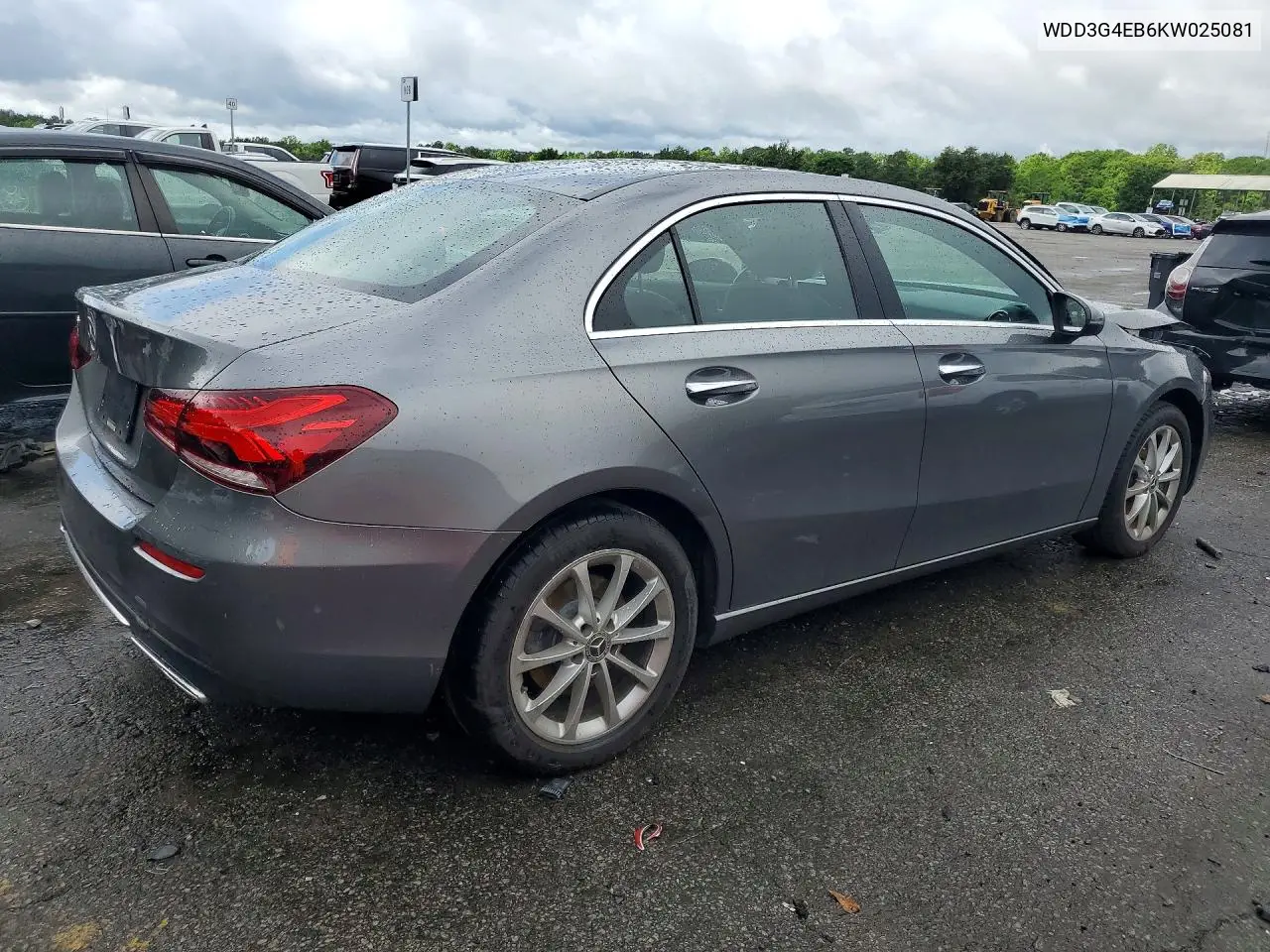 2019 Mercedes-Benz A 220 VIN: WDD3G4EB6KW025081 Lot: 52331666