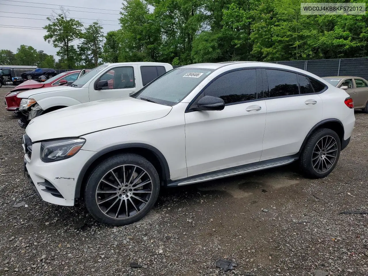 2019 Mercedes-Benz Glc Coupe 300 4Matic VIN: WDC0J4KB8KF572012 Lot: 53046406