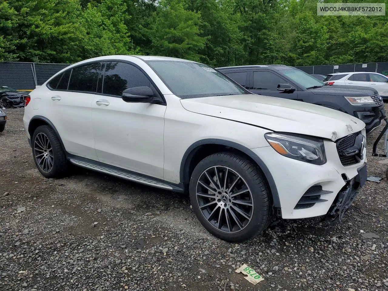2019 Mercedes-Benz Glc Coupe 300 4Matic VIN: WDC0J4KB8KF572012 Lot: 53046406